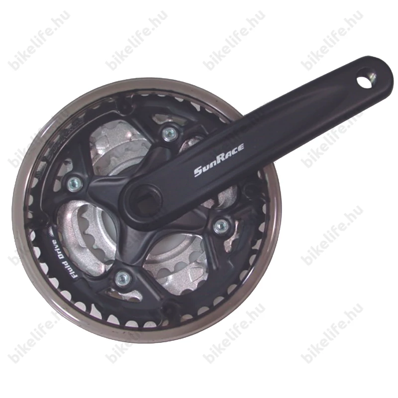 Sunrace M500 MTB hajtómű 42/34/24-es fogszám láncvédővel