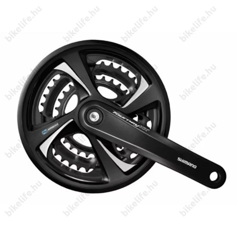 Shimano Tourney FC-TX801 170-42/22/32 fogú lánckerekekkel nadrágszárvédővel