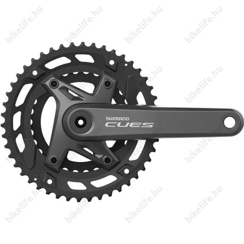 Shimano CUES FC-U6000-2 hajtómű 2x9/10 46/30 lánckerék integrált tengely