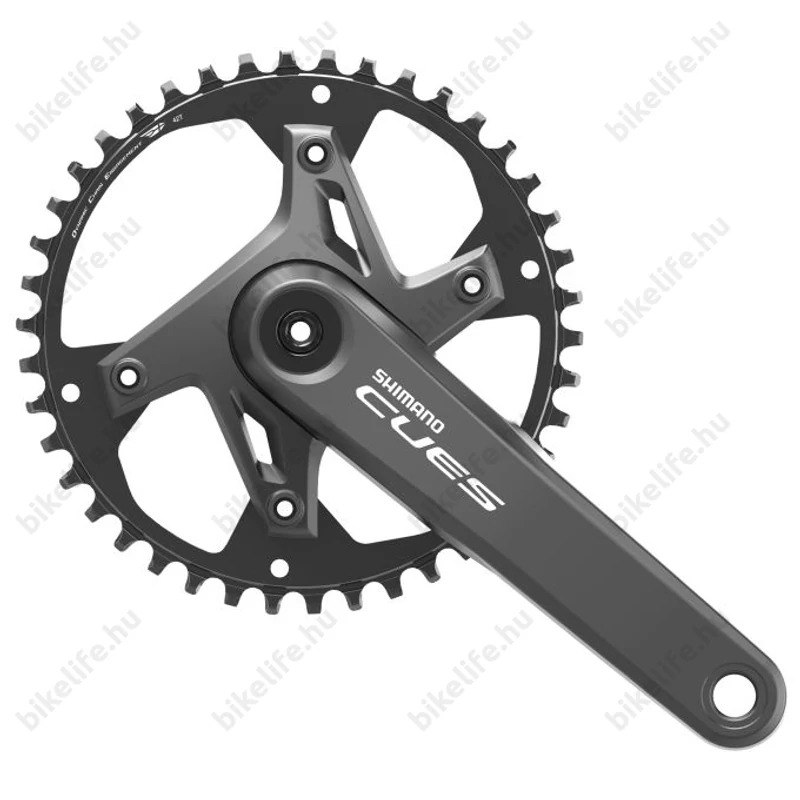 Shimano CUES FC-U6000 hajtómű 1x9/10/11 42T lánckerék integrált tengely