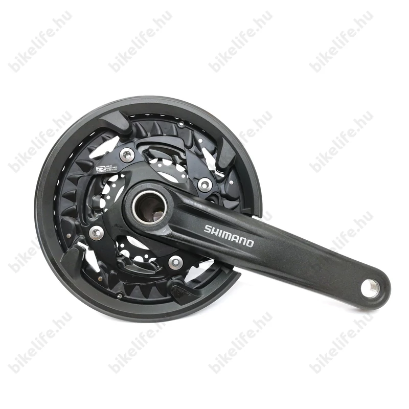 Shimano Deore FC-MT500 MTB hajtómű 22/30/40 fogú lánckerekekkel integrált tengellyel 10-es rendszerekhez