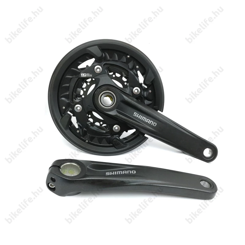 Shimano Deore FC-MT500 MTB hajtómű 22/30/40 fogú lánckerekekkel integrált tengellyel 10-es rendszerekhez