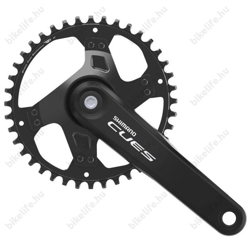 Shimano Cues FC-U4000 hajtómű négyzetkúpos tengellyel 175-40F 9-10 fokozatú rendszerekhez