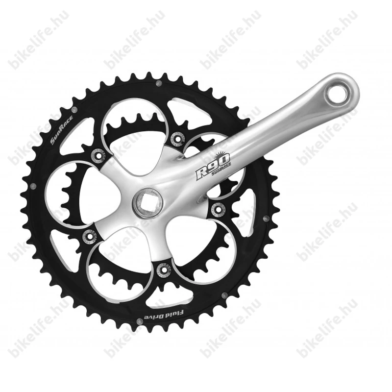 Sunrace R90 (FCR9F) országúti hajtómű 50/34-es fogszám, 170mm-es, alu lánckerekek, 9-es