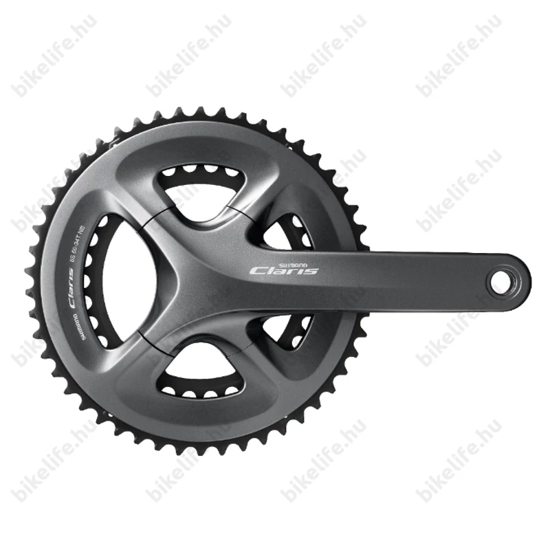 Shimano Claris FC-R2000 országúti hajtómű 50/34-es fogszám, integrált, 170mm-es, láncédővel, fekete