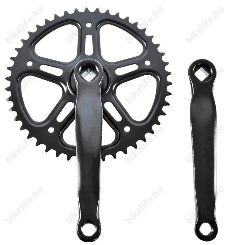 Négyzetkúpos hajtómű acél, 46-os fogszám, fekete 3/32