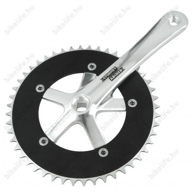 Sturmey Archer FCT26 pályahajtómű 46-os fogszám, 170mm-es, ezüst