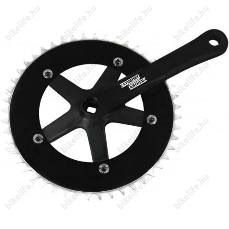 Sturmey Archer FCT22 pályahajtómű 42-es fogszám, 170mm-es, fekete karral