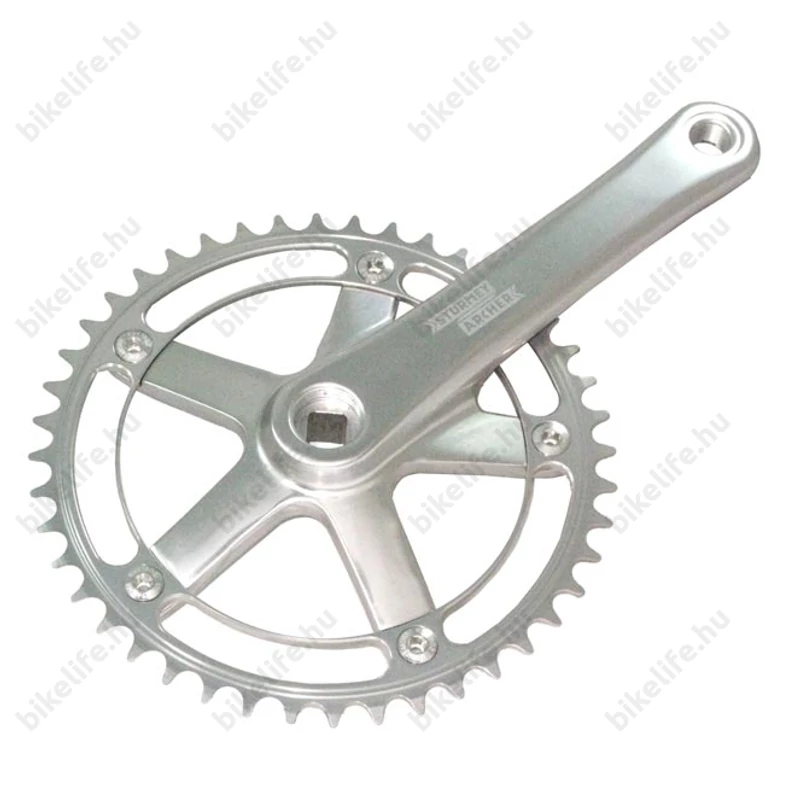 Sturmey Archer FCT68 pályahajtómű 48-as fogszám, 170mm-es, ezüst