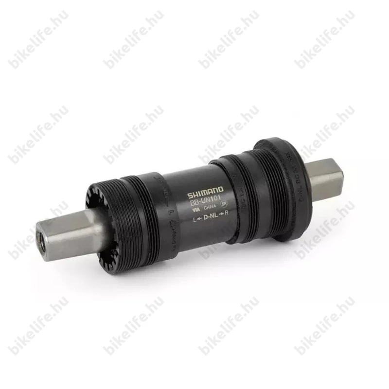 BB-UN101 Shimano monoblokk négyzetkúpos 122,5mm hosszú tengellyel 68mm széles csapágyházhoz