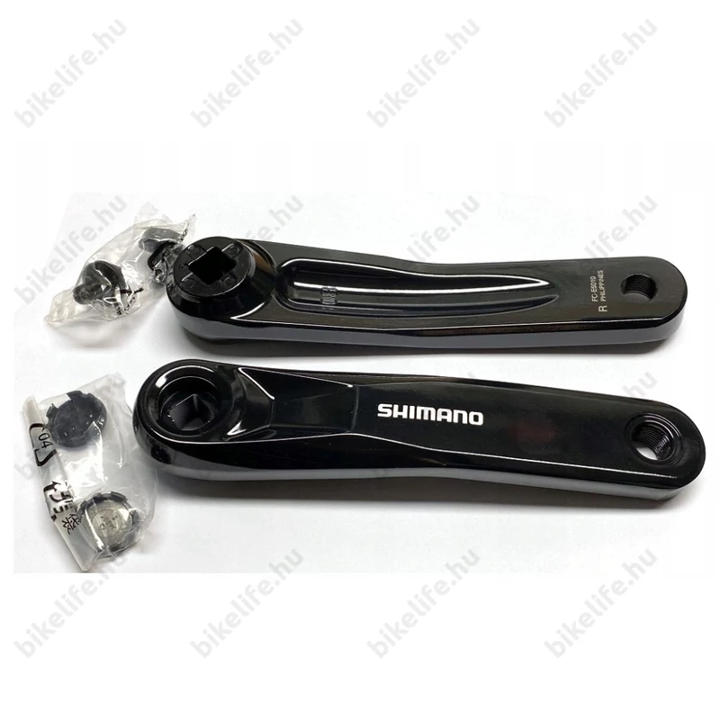 Shimano FC-E5010 hajtókar szett 170mm fekete lánckerék nélkül