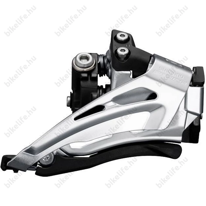 Váltó első Shimano Deore FD-M6025, 31,8/34,9mm adapterrel, alul-felülhúzós TopSwing 10 fokozathoz