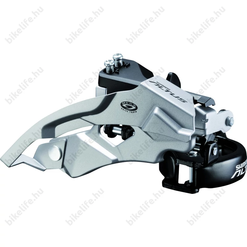 Shimano Altus FD-M370 első váltó Top-Swing, alul-felülhúzós, 31,8/34,9mm bilincs, 9 fokozatú, 44/48 foghoz