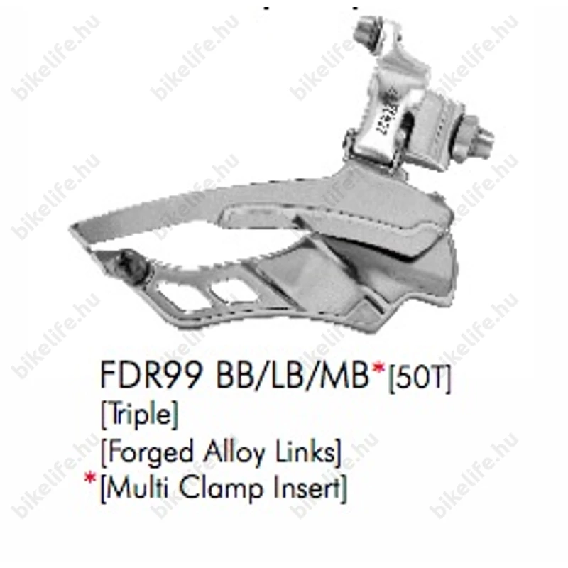 Váltó első Sunrace R90 9 sebességes konzolos 50 fogig