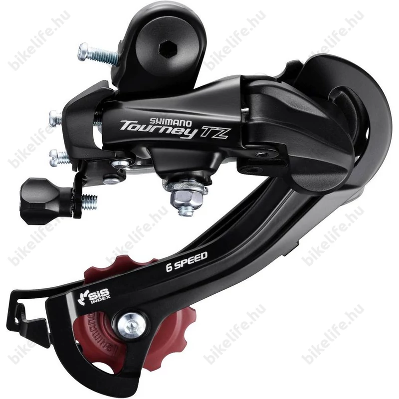 Váltó hátsó Shimano RD-TZ500 GS 6/7-es csavaros fekete hosszú kocsis