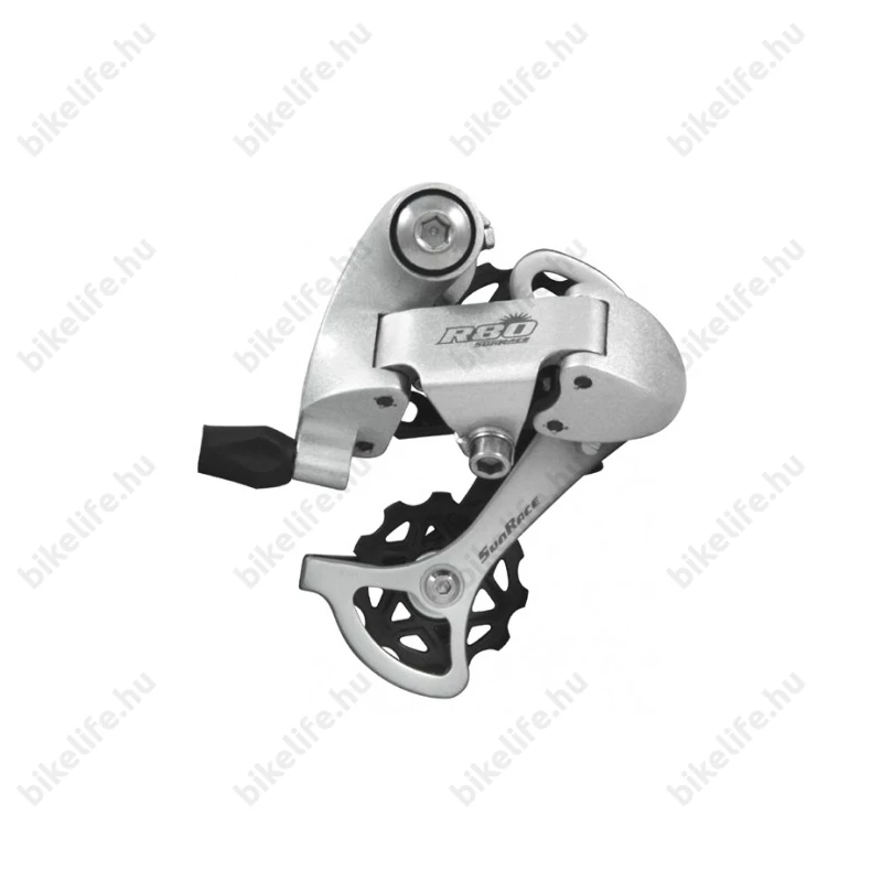 Váltó hátsó Sunrace R80 RDR86 11-28 ezüst rövid kocsis 8-as