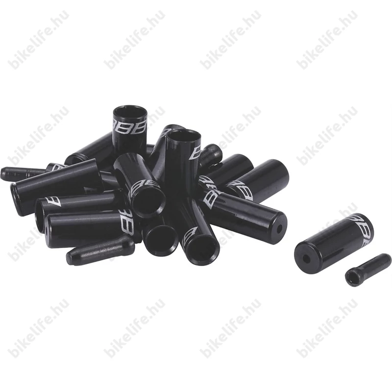 BBB BCB-99 CableCap bowdenház kupak szett 6db 5mm-es, 10 db 4mm-es, 4db alu vég, fekete