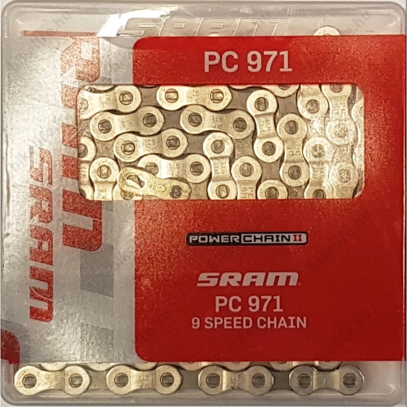 SRAM PC-971 9 sebességes lánc, 114 szemes, Powerlink patentszemmel