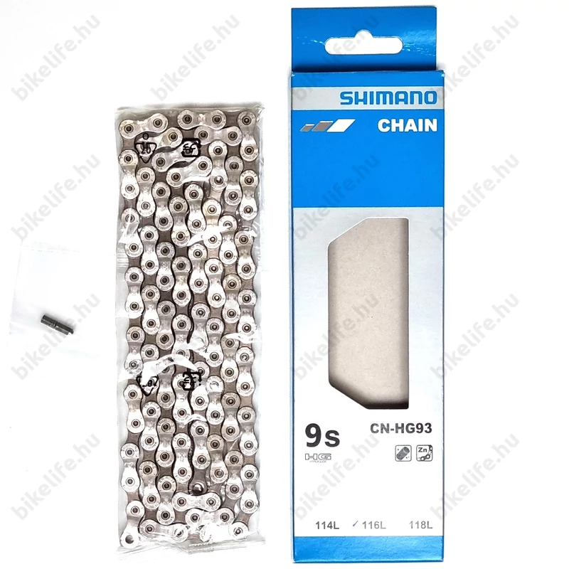 Shimano CN-HG93 XT/Ultegra 9 sebességes lánc, 116 szemes dobozos