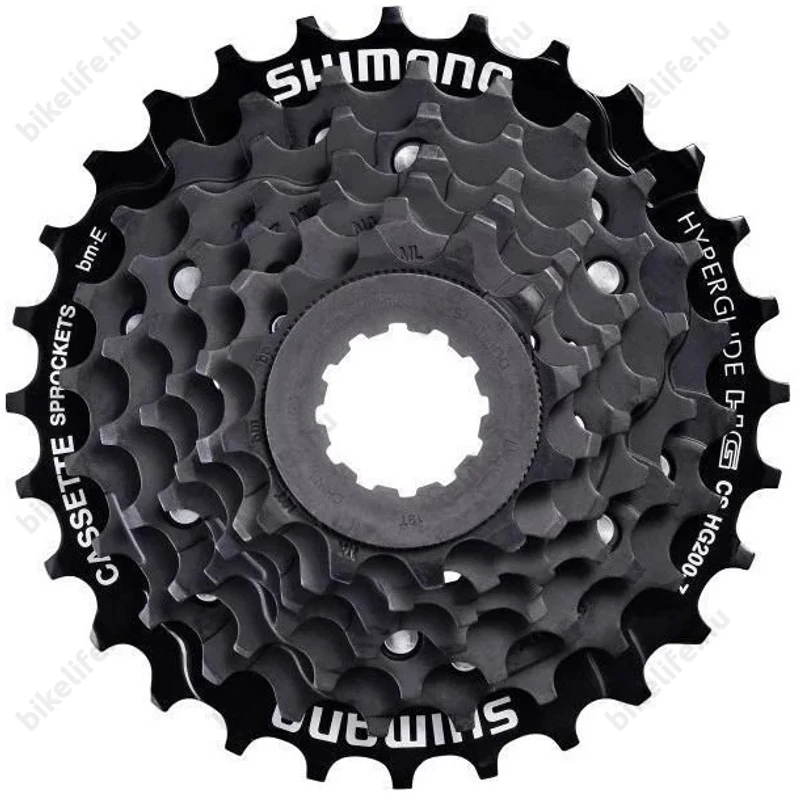 Shimano CS-HG200 7 sebességes fogaskoszorú 12-28-as fogszám, fekete