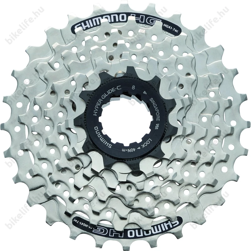 Shimano CS-HG41 7 sebességes fogaskoszorú 11-28-as fogszám, ezüst