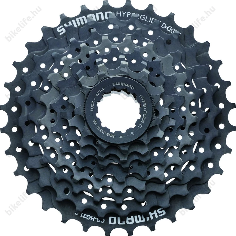 Shimano HG31 8 sebességes fogaskoszorú 11-30-as fogszám, fekete
