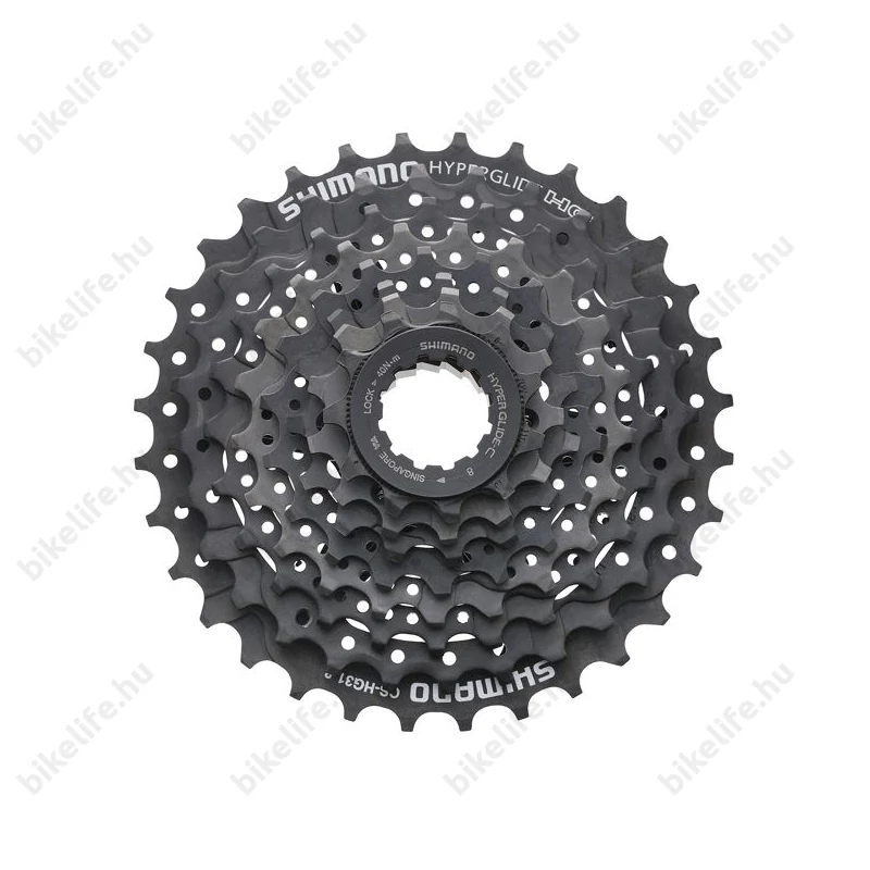 Shimano HG31 8 sebességes fogaskoszorú 11-34-es fogszám, fekete