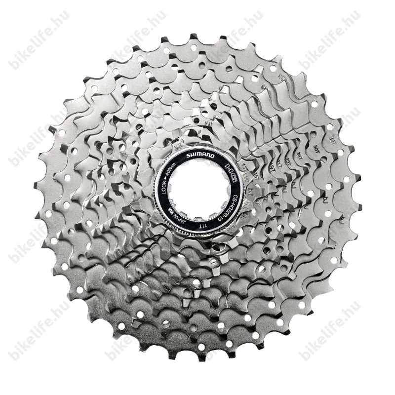 Shimano Deore-GRX CS-HG500 10 fokozatú kazetta vagy fogaskoszorú 11-34-es zacskós csomagolásbanShimano Deore-GRX CS-HG500 10 fokozatú kazetta vagy fogaskoszorú 11-34-es zacskós csomagolásban