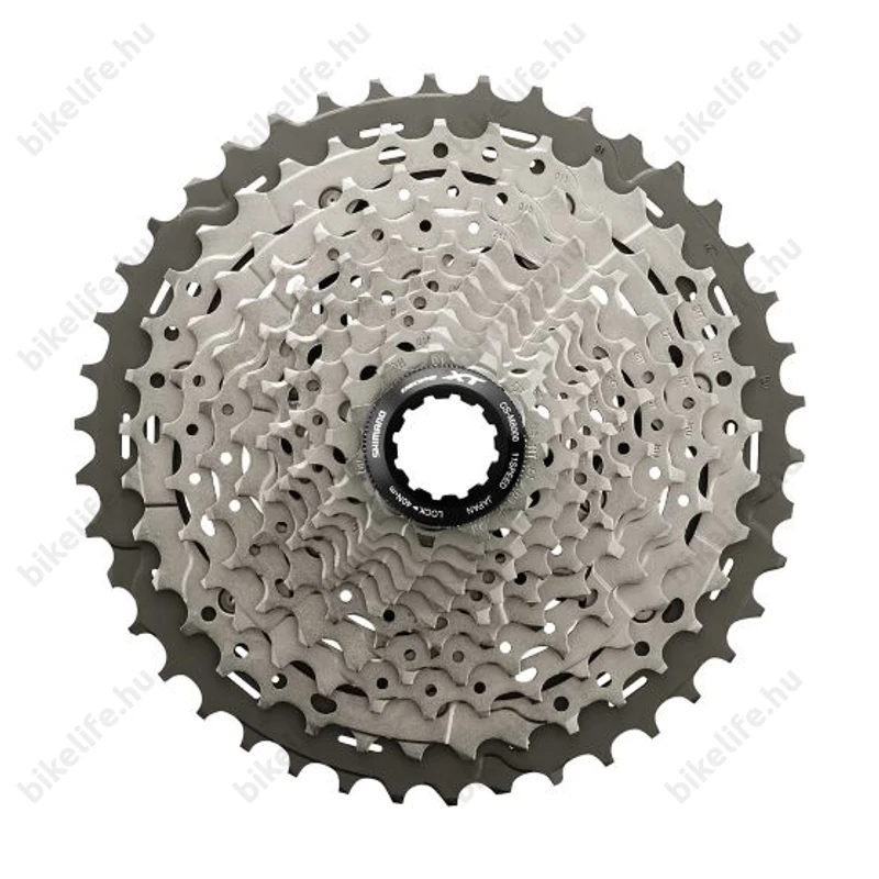 Fogaskoszorú 11-es Shimano Deore XT szintű CS-M8000 11-42-es fog kiosztás