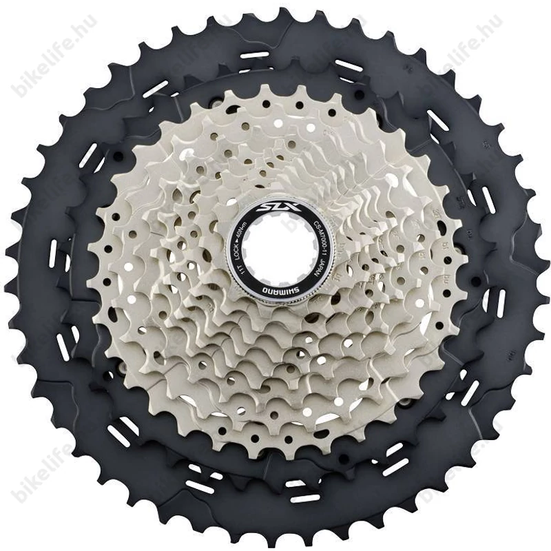 Fogaskoszorú 11-es Shimano SLX szintű M7000 11-46-os fog kiosztás