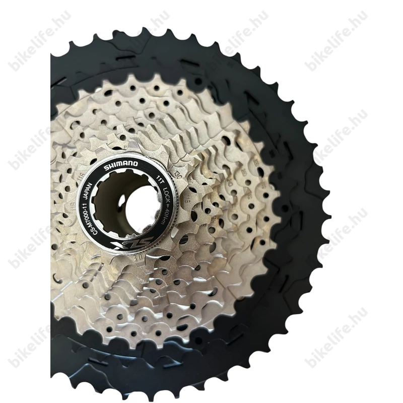 Fogaskoszorú 11-es Shimano SLX szintű M7000 11-46-os fog kiosztás