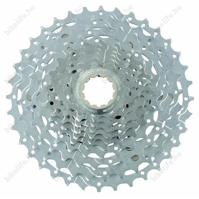 Shimano DeoreXT CS-M771 10 sebességes fogaskoszorú 11-32-es fogszám, alu bakos