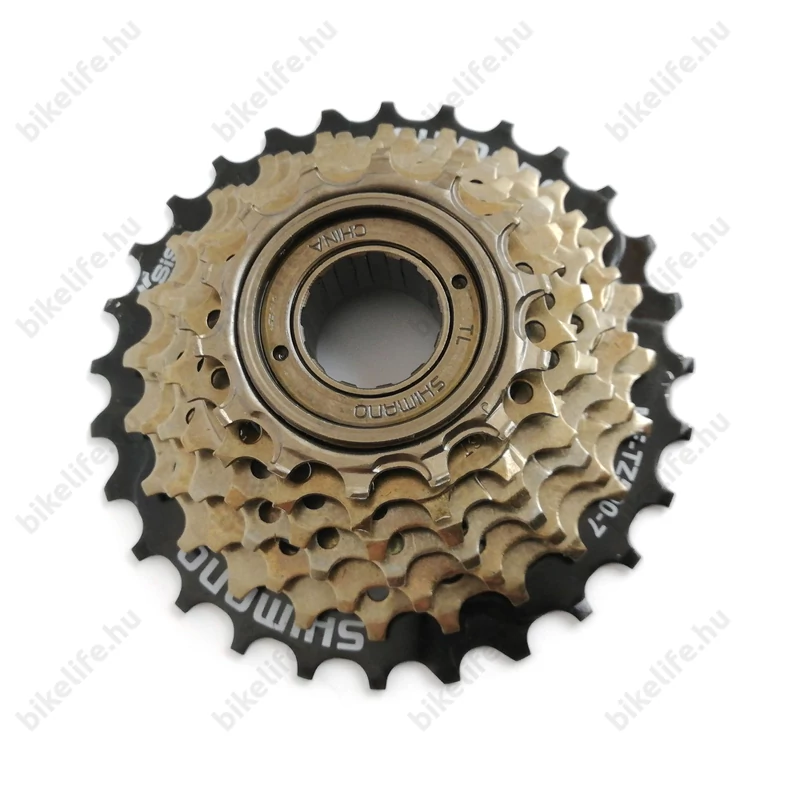 Shimano TZ500 7 sebességes racsni 14-28-as fogszám, barna/fekete