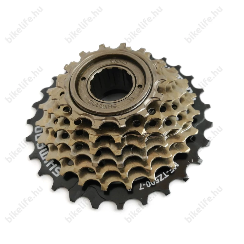 Shimano TZ500 7 sebességes racsni 14-28-as fogszám, barna/fekete