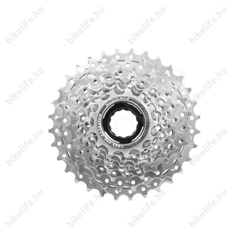 Sunrace MFE608CU 8 sebességes racsni 13-32-es fogszám, tömített, króm