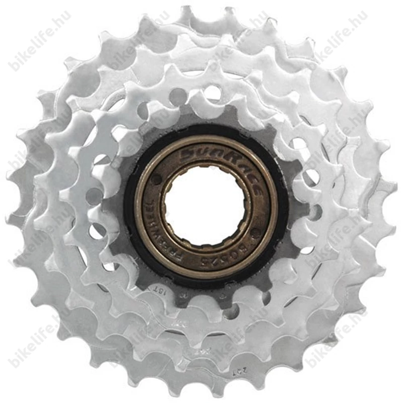 Sunrace MFR2A5DP 5 sebességes racsni 14-24-es fogszám, króm/fekete