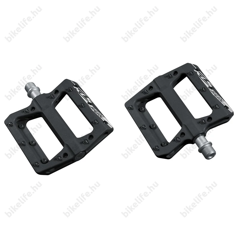 Kellys Rein MTB Platform Pedál műanyag kompozit, ipari csapágy, cserélhető szegecsek, fekete