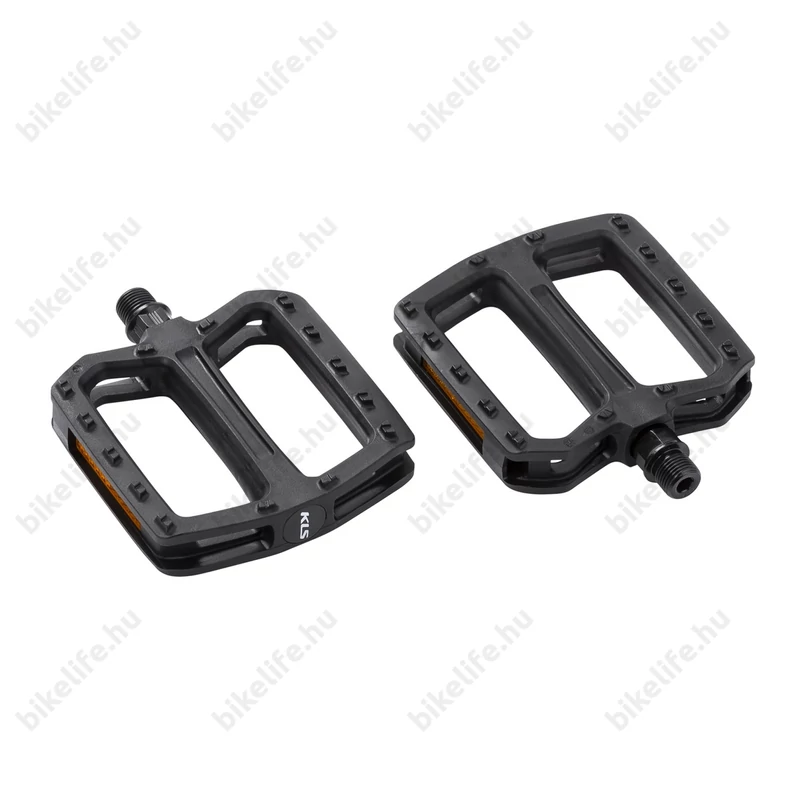 Kellys Flat 20 MTB platform pedál thermoplast műanyag, SPB csapágy, fekete