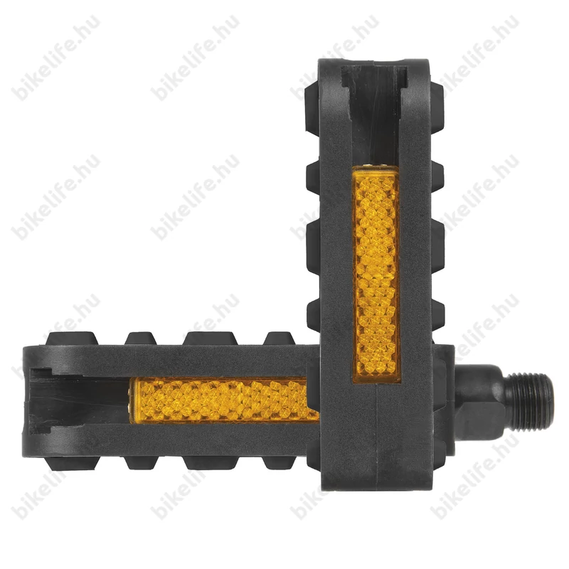 Műanyag keretes-Cr-Mo tengelyű felhajtható pedál