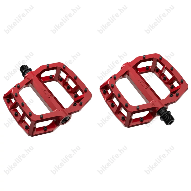 Kellys KLS Flat 50 023 iparicsapágyas platform pedál extrém használatra is piros