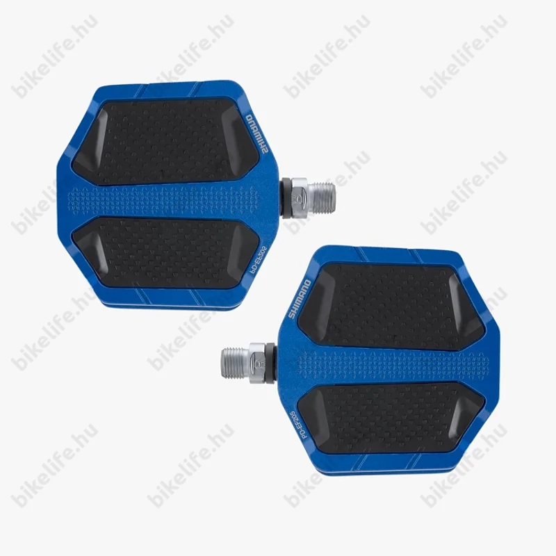 Shimano PD-EF205 blue cipőkímélő platform pedál alu testtel Cr-Mo tengellyel műanyag betétekkel