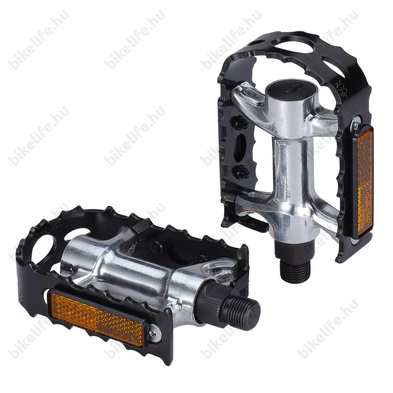 BBB BigFeet MTB pedál BPD-16, CrMo tengely, fekete/ezüst