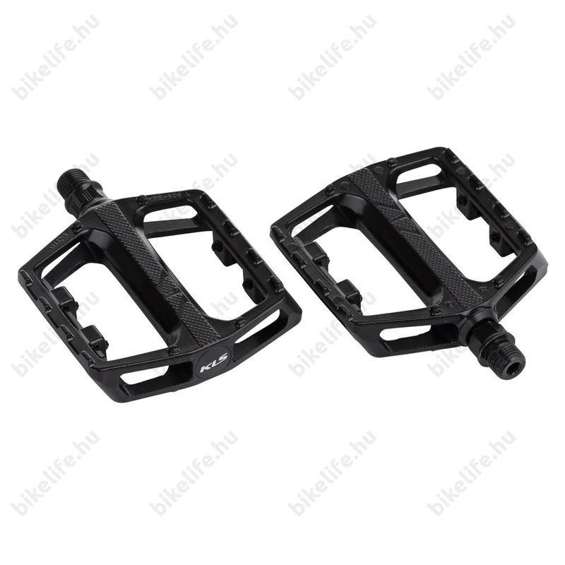 Kellys FLAT 30 platform pedál, golyós csapágy, alu öntvény test, fekete