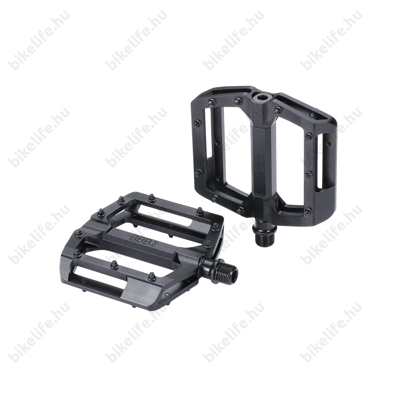 BBB Enigma platform pedál BPD-38 cserélhető tüskés ipari csapágyas fekete
