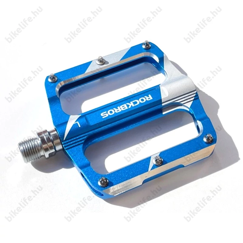 RockBros Universal platform pedál cserélhető tüskés ipari csapágy kék