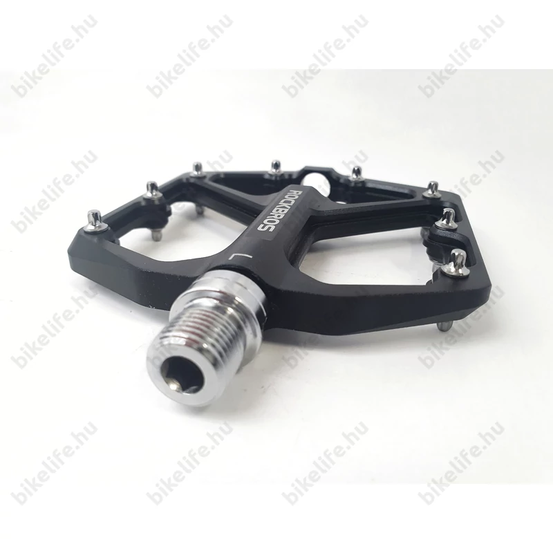 RockBros Alumínium platform pedál cserélhető tüskés ipari csapágy fekete