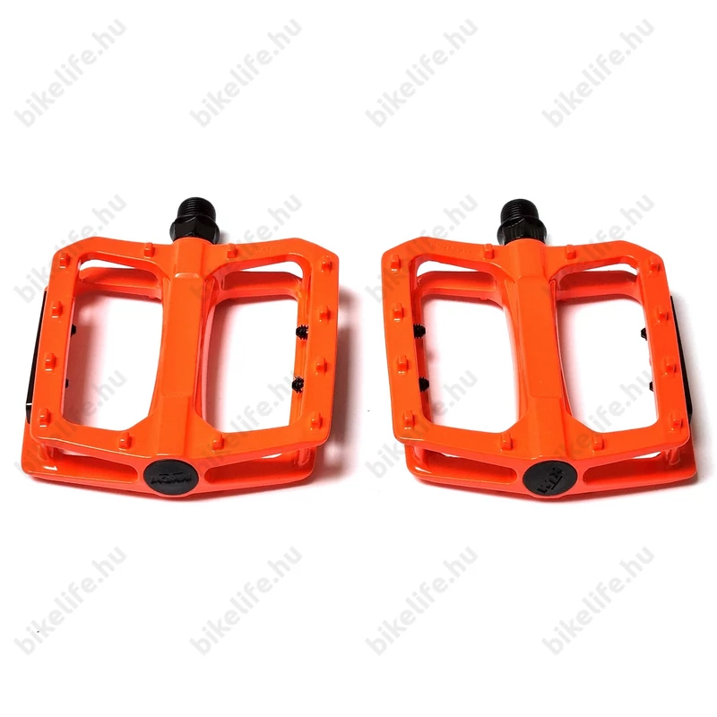 KTM Team platform MTB pedál freeride/BMX, alumínium test, narancs