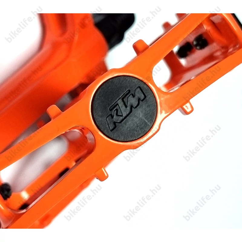 KTM Team platform MTB pedál freeride/BMX, alumínium test, narancs