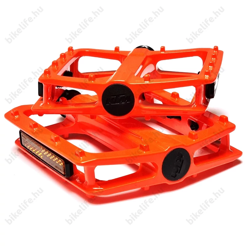 KTM Team platform MTB pedál freeride/BMX, alumínium test, narancs