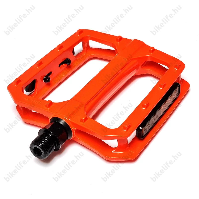 KTM Team platform MTB pedál freeride/BMX, alumínium test, narancs